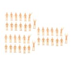 Figurine de joueur de football non peinte a l'�chelle 1:87, accessoires de train ho