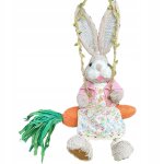 Figurine de lapin de pques dcoration de pques dcorative statue de lapin femme