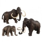 Figurine de maman 3 pi�ces, jouets educatifs de haute simulation, kit d'el�phants artificiels, animaux ...