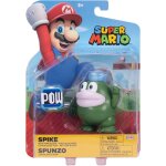 Figurine mario bros spike 8 cm avec bloc pow