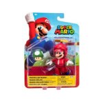 Figurine super mario : mario h�lice avec champignon vert - figurine articule collection 11 cm - enfant ...