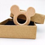 Figurines d'ours en bois de h�tre, 10 pi�ces, rideau de d�coration pour chambre de b�b�, glande pour ...