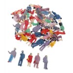 Figurines peintes a l'echelle ho, lot de 50 pi�ces, 1 / 87