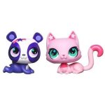 Figurines petshop : duo penny ling le panda et chat