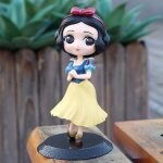 Figurines princesse blanche - neige en pvc, grands yeux, elsa, anna, raiponce, jasmine, cendrillon, sofia, ...