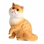 Figurines de simulation animale, jouets pour enfants, chat, animaux, ensemble de simulation de chat