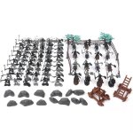 Figurines de soldats et chevaliers médiévaux, 136 pièces, jouets pour garçons et enfants Figurines de soldats et chevaliers médiévaux, 136 pièces, jouets pour garçons et enfants