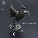 Figurine de soldat spartiate en mtal vintage, figurine d'auckland, modle de soldat spartiate des prairies, ...