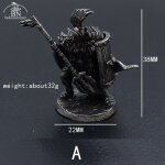 Figurine de soldat spartiate en mtal vintage, figurine d'auckland, modle de soldat spartiate des prairies, ...