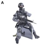 Figurine de soldat swat 12  , echelle 1 / 6, mod�les de forces sp�ciales, 30 articulations mobiles, en ...