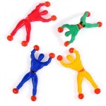 Figurines spider - man d'escalade, 4 pices / lot, jouets d'escalade, armoires portes murs en verre, ...