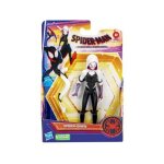 Figurine spider - man : spider - gwen 15 cm noir et blanc - across the spiderverse - personnage articul� ...