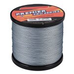 Fil de pche 5. 0 / 50lb, bande de pche rsistante  l'abrasion, ligne de pche pe tresse  4 brins ...