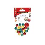 Filet 20 billes 16 mm + 1 calot 25 mm, theme araignee spider - multicolore - jeu recreation - set jouet ... Filet 20 billes 16 mm + 1 calot 25 mm, theme araignee spider - multicolore - jeu recreation - set jouet ...