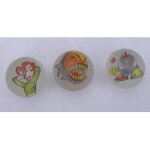 Filet de 3 boulards : fille - poisson - monstre calots 3. 5cm - bille jeu de recreation Filet de 3 boulards : fille - poisson - monstre calots 3. 5cm - bille jeu de recreation