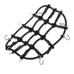 Filet a bagages en nylon avec crochets pour buggy sur chenilles rc 1:10 1:18, 12x8cm, noir