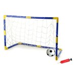 Filet de but de football pour enfants, mini, intrieur et extrieur, fournitures avec pompe a balle, ...