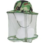 Filet de camouflage pour apiculteur de jardin, chapeau d'ext�rieur, protection faciale en maille