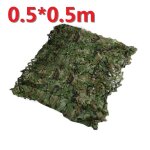 Filet de camouflage militaire, pour voiture, tente, stores de chasse, 0. 5x0. 5m / 0. 5x1m