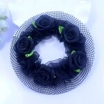 Filets a cheveux elastiques pour filles, 5 couleurs r�glables, 1 pi�ce, jolies fleurs, pour enfants, ...