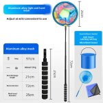 Filet d'ext�rieur pour enfants pour la p�che et le capture de papillons en alliage d'aluminium r�tractable ...