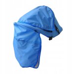 Filet pare - soleil pour poussette bébé, grande protection contre la pluie, pliable et légère, bleu Filet pare - soleil pour poussette bébé, grande protection contre la pluie, pliable et légère, bleu