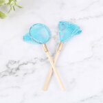 Filet de p�che en bois miniature 1:12 pour maison de poup�e, 2 pi�ces, d�coration de sc�ne de vie de ...