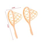 Filet de pche miniature en pp 1:12, maison de poupe, dcoration de scne de vie, jouet de sport de ...