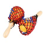 Filet de perles e5bd, marteau a sable en bois, tambourin a main, instrument educatif de percussion
