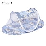 Filet pliable en polyester pour nouveau - n, tente de jeu, moustiquaire, lit de voyage pour bb, fermeture ...