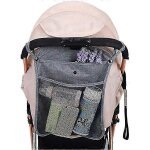 Filet de rangement universel pour poussette, 34 x 30 cm, avec poussette et sac de rangement suspendu Filet de rangement universel pour poussette, 34 x 30 cm, avec poussette et sac de rangement suspendu