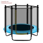 Filet de sécurité pour trampolines de jardin, 1. 2m / 1. 4m / 1. 5m, protection contre les uv, remplacement ... Filet de sécurité pour trampolines de jardin, 1. 2m / 1. 4m / 1. 5m, protection contre les uv, remplacement ...