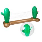 Filet de volley gonflable et flottant + ballon gonflable pour piscine & plage - pack sport cactus - multicolor ...