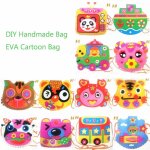 Filles bricolage artisanat a la main eva mousse animaux sac jouets pour enfants puzzles interactif jouets ...