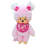Fille monchhichi fleur de cerisier (20cm)