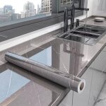 Film rsistant a l'huile pour pole de cuisine, papier peint etanche et rsistant a l'humidit, autocollant ...