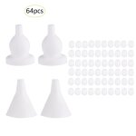 Filtre d'aspiration nasale en coton pour bb, accessoire jetable en silicone, nettoyant pour le nez, ...
