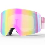 Findway - lunettes de ski otg pour enfants, protection uv, anti - bue, contre le vent, pour garons ...