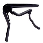 Fire & stone capodastre en d pour guitare de concert aluminium noir