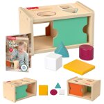 Fisher - price fisher - price - bo�te en bois permanence de l'objet tri et d�couverte montessori