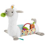 Fisher - price mon coussin d'eveil lama, coussin d'appui en peluche pour b�b�