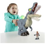 Fisher - price imaginext - jurassic world - spinosaurus mega mouvement - figurines pour enfants - 3 ans ...