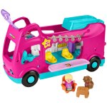 Fisher - price little people fisher - price - barbie - camping - car transformable