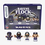 Fisher price - little people collector x nfl - baltimore ravens 4 - pack [collectables] figure, collectible ...