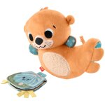 Fisher - price fisher - price - loutre 2 en 1 - peluche pour jeu � plat ventre