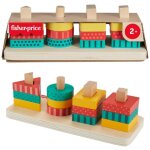 Fisher - price fisher - price - puzzle formes � empiler, 13 pi�ces en bois