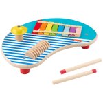 Fisher - price fisher - price - table musicale en bois avec instruments de percussion