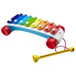 Fisher - price - xylophone a roulettes - jouet roulant b�b� - a partir de 18 mois
