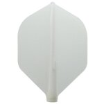 Fit flights ailettes flechettes 6 ailettes flechettes unid. fuse blanche transparente