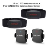 Fitcent - moniteur de frquence cardiaque ant + , bluetooth, capteur de cadence de vitesse de vlo, ordinateur ...